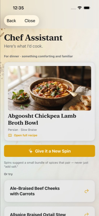 Chef Assistant